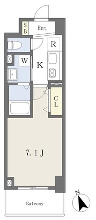 ＭＩＳＴＲＡＬ姫路駅前Ⅶ　高尾町の物件間取画像